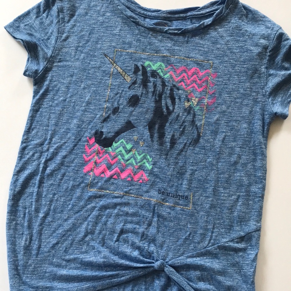 SO Girls Unicorn Shortsleeve Shirt